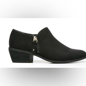 Dr. Scholls Women's Ankle Boot Black Suede Casual Booties Size 9.5m